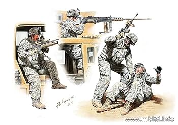 Amazon | マスターボックス 1/35 アメリカ 現用兵士4体中東